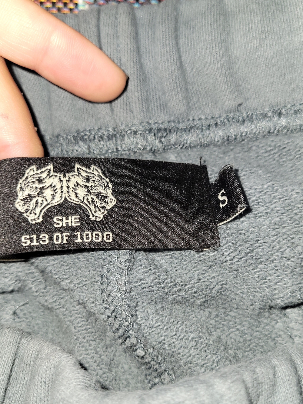 Darc Sport Wide Leg Graphic Sweatpants in Gray - Picture 4 of 5